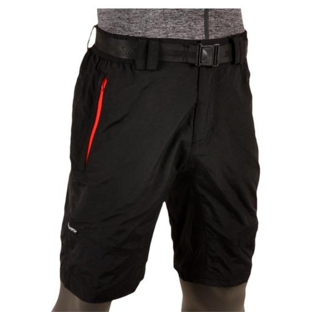 Silvini Men’s RANGO Mountain Bike Cycling Shorts Black/Red MP1616 NWT